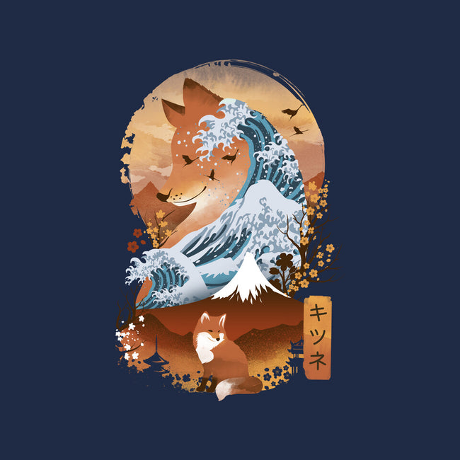 Kitsune Landscape-none memory foam bath mat-dandingeroz
