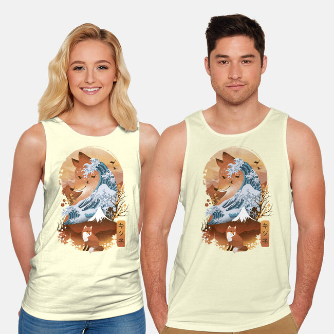 Kitsune Landscape-unisex basic tank-dandingeroz