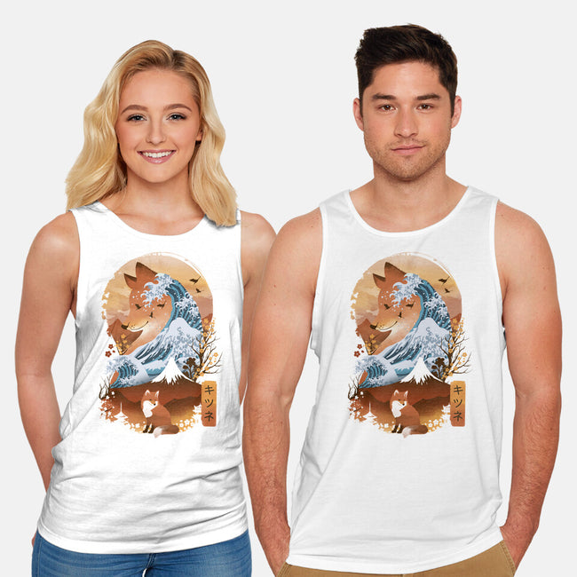 Kitsune Landscape-unisex basic tank-dandingeroz