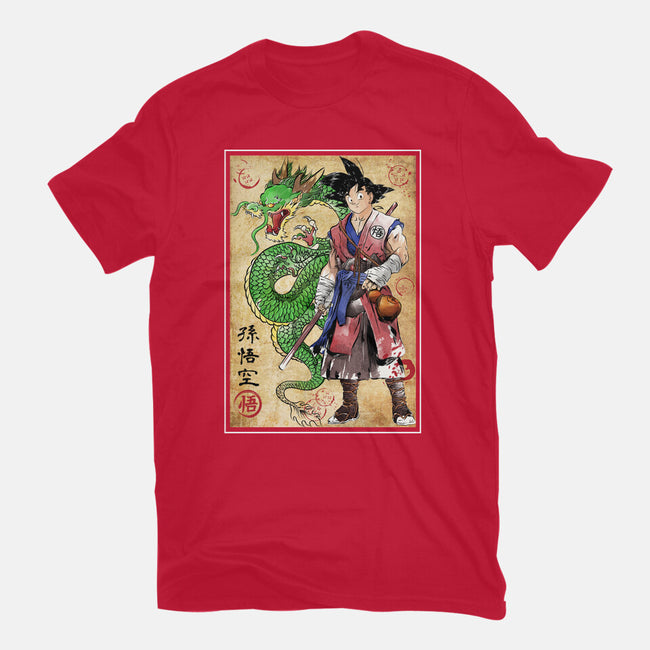Ronin Saiyan-youth basic tee-DrMonekers