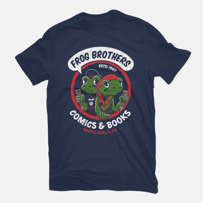 Frog Brothers Comics-womens basic tee-Nemons