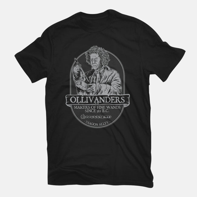 Ollivanders Fine Wands-womens fitted tee-Azafran