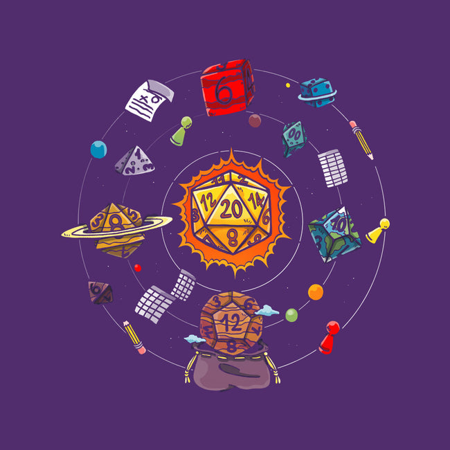 Set Dice Solar System-none glossy sticker-Vallina84
