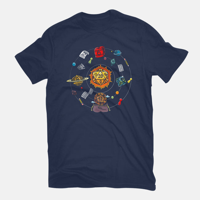 Set Dice Solar System-mens premium tee-Vallina84