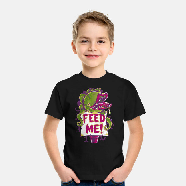 Feed Me Seymour!-youth basic tee-Nemons