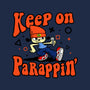 Keep On PaRappin-none removable cover w insert throw pillow-demonigote