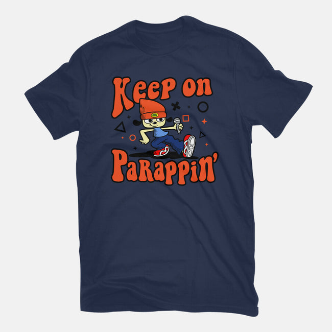 Keep On PaRappin-mens heavyweight tee-demonigote