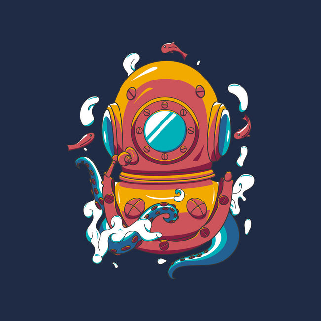 Diving Octopus-baby basic tee-Astoumix
