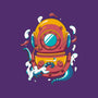 Diving Octopus-none stretched canvas-Astoumix