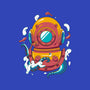 Diving Octopus-none matte poster-Astoumix
