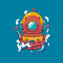 Diving Octopus-womens fitted tee-Astoumix