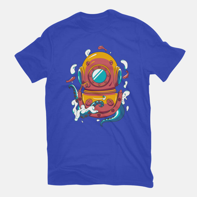 Diving Octopus-youth basic tee-Astoumix