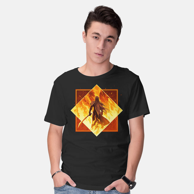 Winged Angel-mens basic tee-PencilMonkey