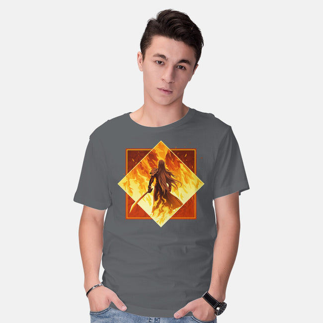 Winged Angel-mens basic tee-PencilMonkey
