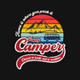 Happy Camper-none removable cover w insert throw pillow-DrMonekers
