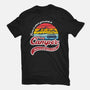 Happy Camper-womens fitted tee-DrMonekers
