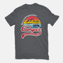 Happy Camper-womens fitted tee-DrMonekers