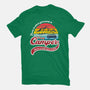 Happy Camper-womens fitted tee-DrMonekers
