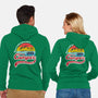 Happy Camper-unisex zip-up sweatshirt-DrMonekers