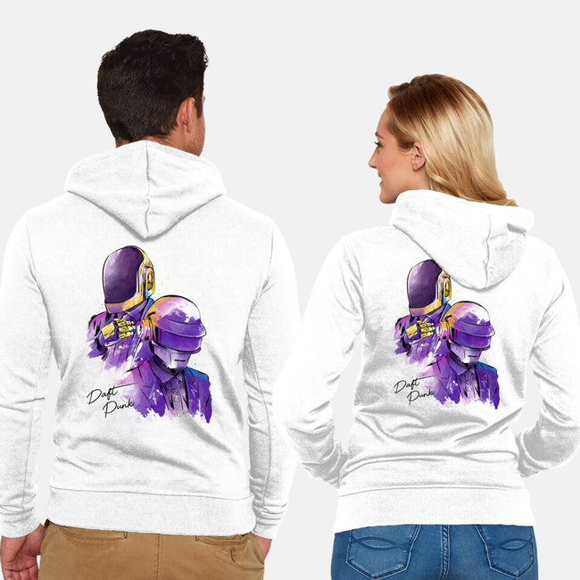 Humans After All-unisex zip-up sweatshirt-DrMonekers