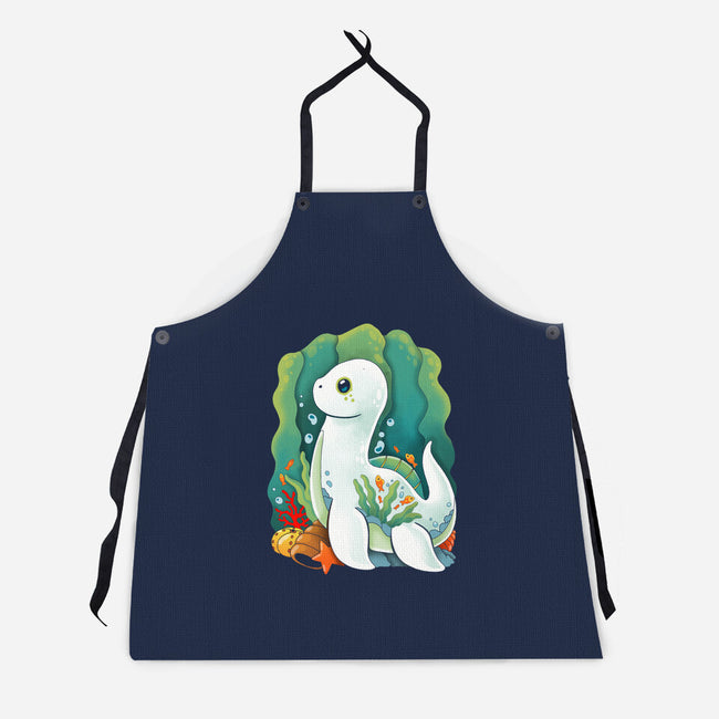 Plesiosaurus-unisex kitchen apron-Vallina84