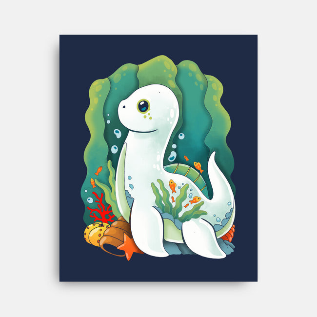 Plesiosaurus-none stretched canvas-Vallina84