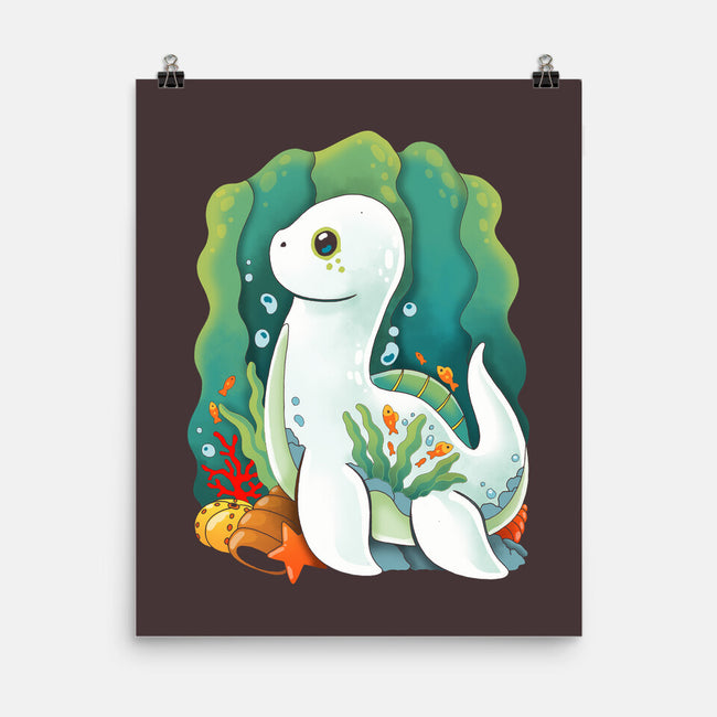 Plesiosaurus-none matte poster-Vallina84