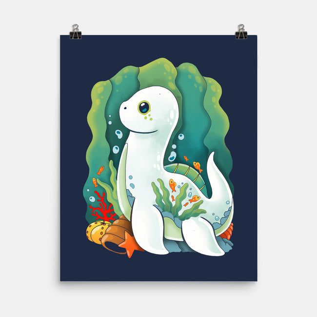Plesiosaurus-none matte poster-Vallina84