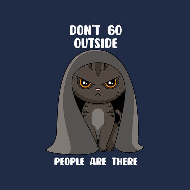 Don't Go Outside-none stretched canvas-rocketman_art