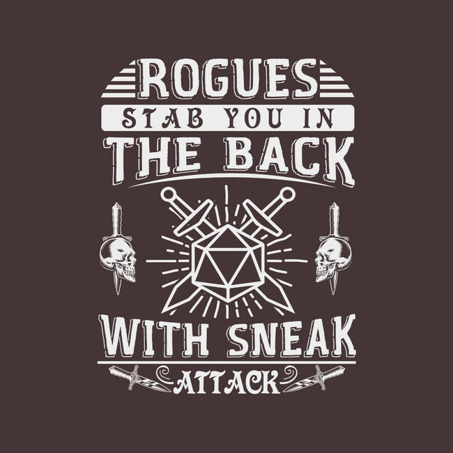 Rogues Stab In The Back-none removable cover w insert throw pillow-ShirtGoblin