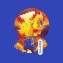 Rengoku Sunset-none memory foam bath mat-dandingeroz