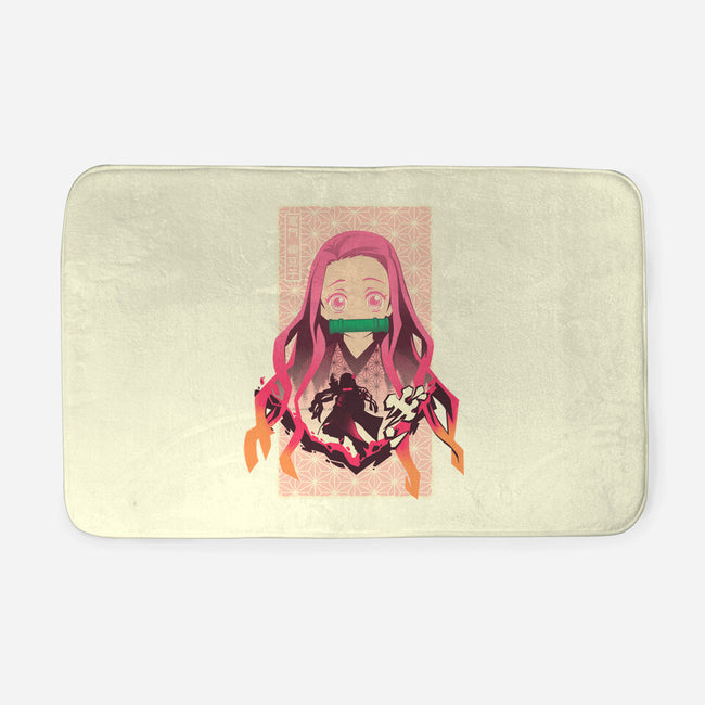 Nezuko Beauty-none memory foam bath mat-hypertwenty