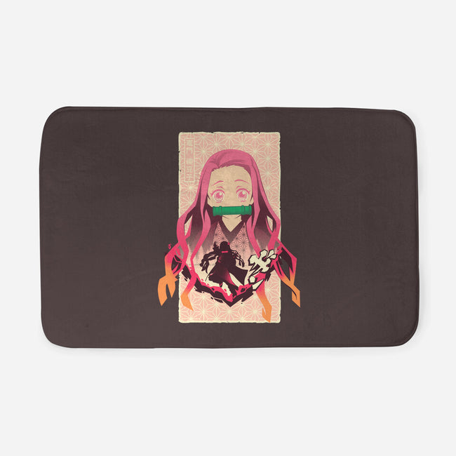Nezuko Beauty-none memory foam bath mat-hypertwenty