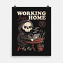 Working From Home-none matte poster-eduely