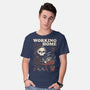 Working From Home-mens basic tee-eduely