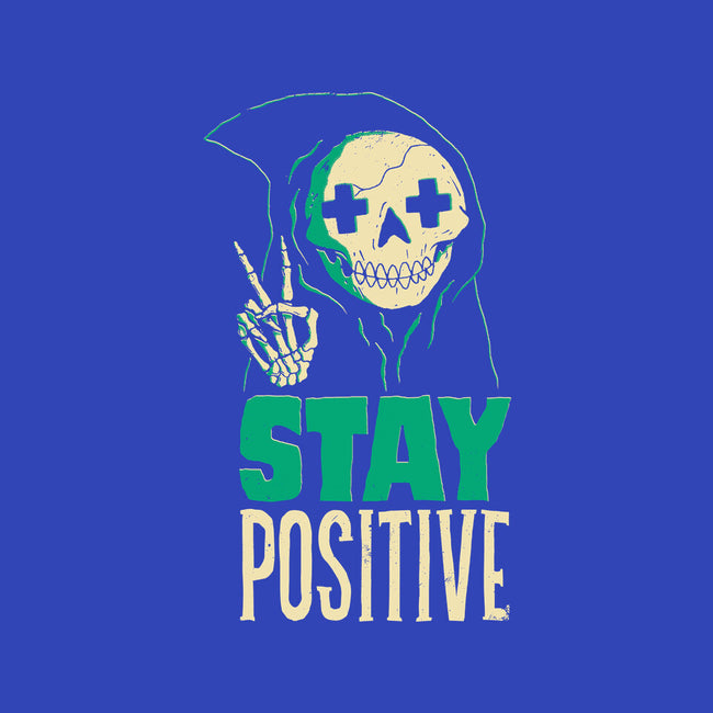 Stay Positive-womens basic tee-DinoMike
