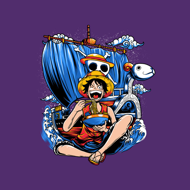 Pirate Ramen-none removable cover w insert throw pillow-AmielLarazo