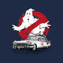 Ecto-1 Sumi-E-none polyester shower curtain-DrMonekers