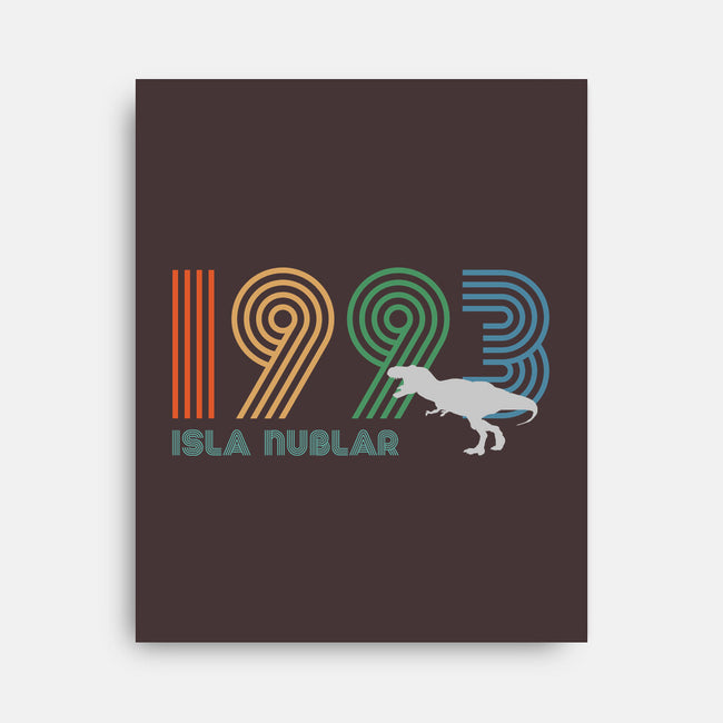 Isla Nublar 93-none stretched canvas-DrMonekers