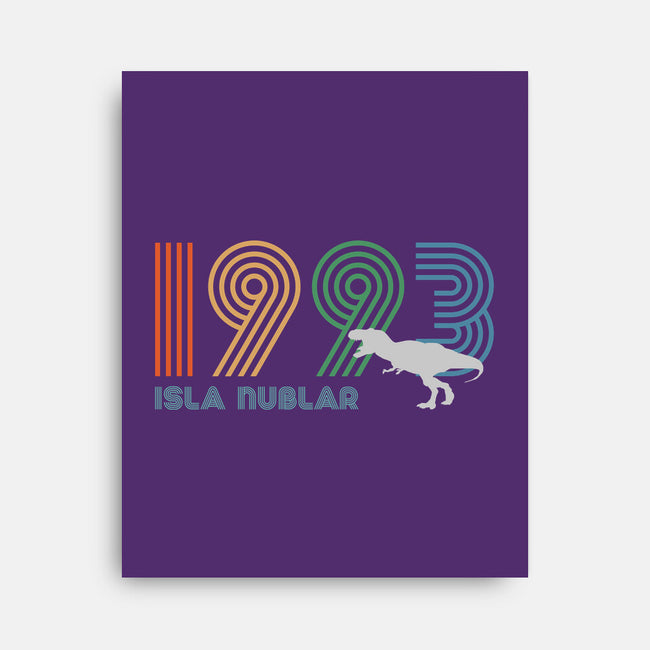 Isla Nublar 93-none stretched canvas-DrMonekers