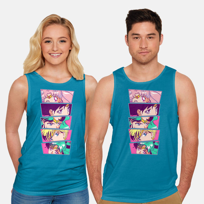 Sailor Scouts Vol. 2-unisex basic tank-Jelly89
