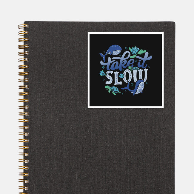 Slow-none glossy sticker-tobefonseca