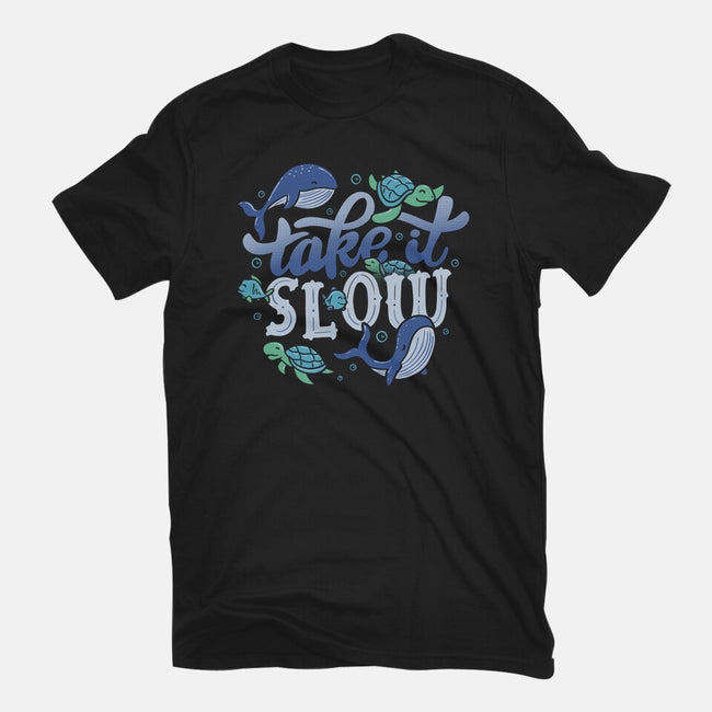 Slow-womens fitted tee-tobefonseca