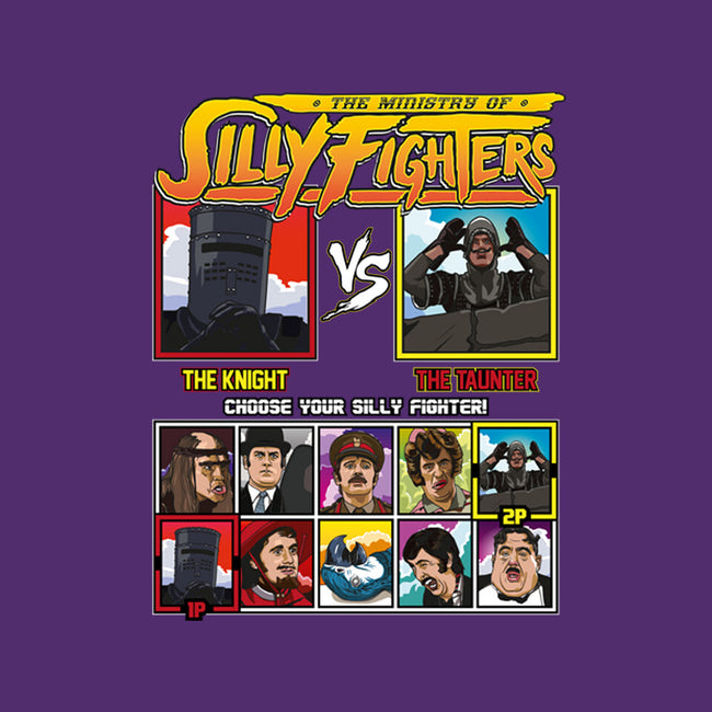 Ministry Of Silly Fighters-mens basic tee-Retro Review