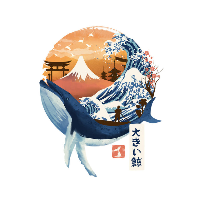 The Great Whale-none polyester shower curtain-dandingeroz
