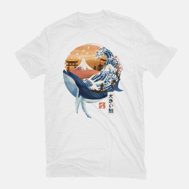 The Great Whale-womens fitted tee-dandingeroz