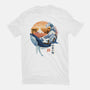 The Great Whale-womens fitted tee-dandingeroz