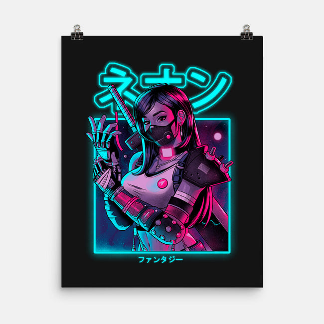 Neon Fantasy-none matte poster-Bruno Mota