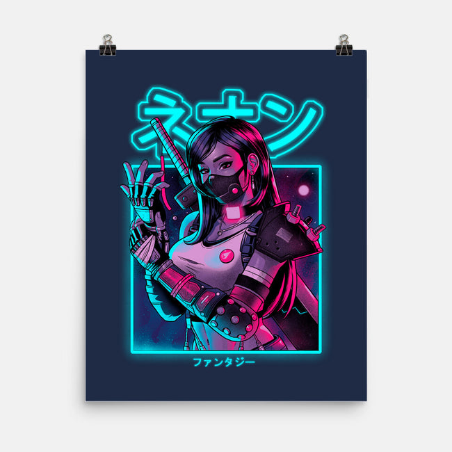 Neon Fantasy-none matte poster-Bruno Mota