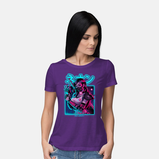 Neon Fantasy-womens basic tee-Bruno Mota